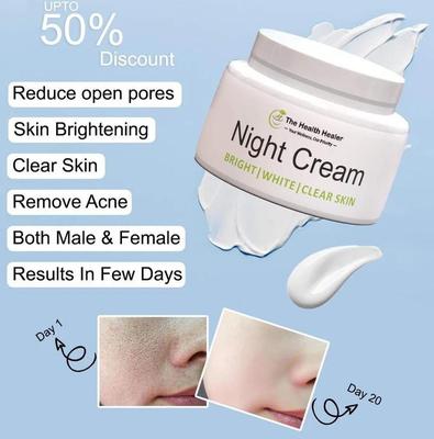 Whitening & Brightening Night Cream – Radiant Skin While You Sleep