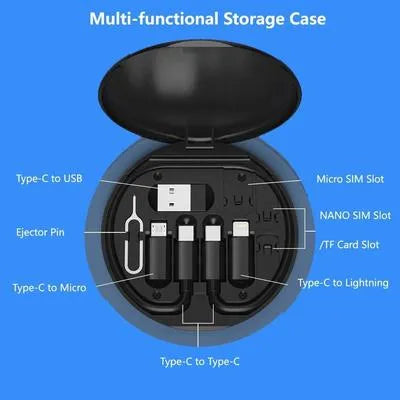 5-in-1 60W Fast Charging Data Cable Set