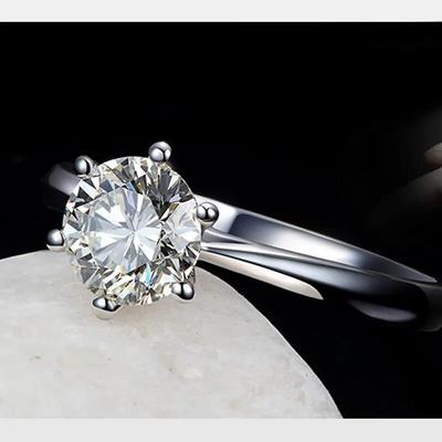 Modern Design Crystal Charm Ring for Unisex