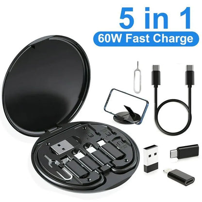5-in-1 60W Fast Charging Data Cable Set