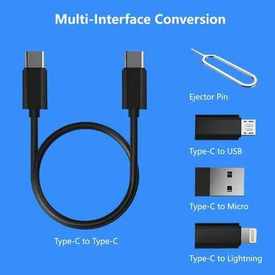 5-in-1 60W Fast Charging Data Cable Set