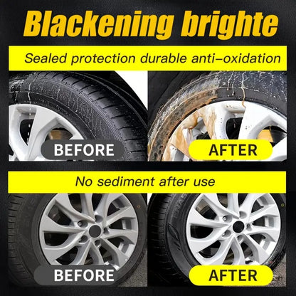 Automotive Plastic Repair & Shine Agent – Black Interior Panel Restorer, Scratch Fix & Tire Shine Cream