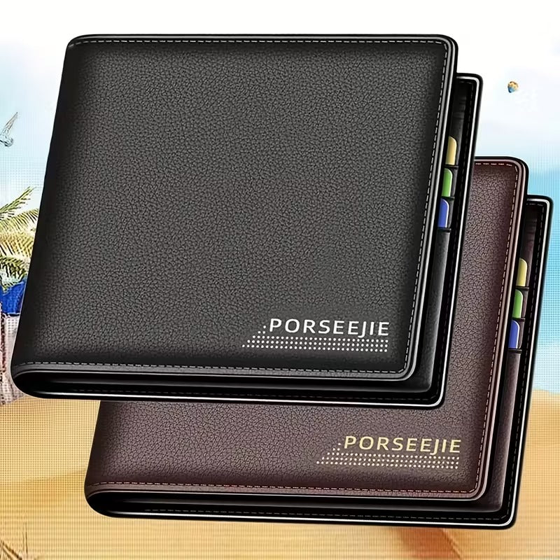 Men’s Minimalist Travel Wallet – Slim, Spacious & Stylish Gift