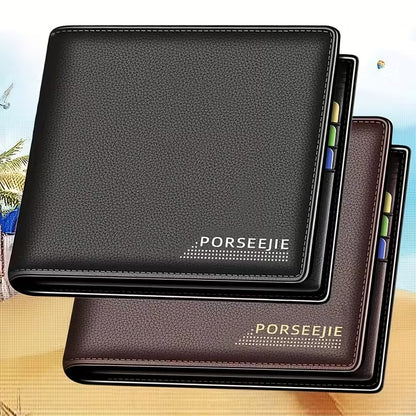 Men’s Minimalist Travel Wallet – Slim, Spacious & Stylish Gift