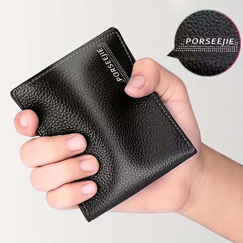 Men’s Minimalist Travel Wallet – Slim, Spacious & Stylish Gift