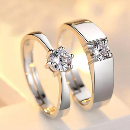 Elegant Couple Rings Set