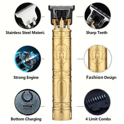 Rechargeable Hair Trimmer – Professional Hair Cutting Machine for Men